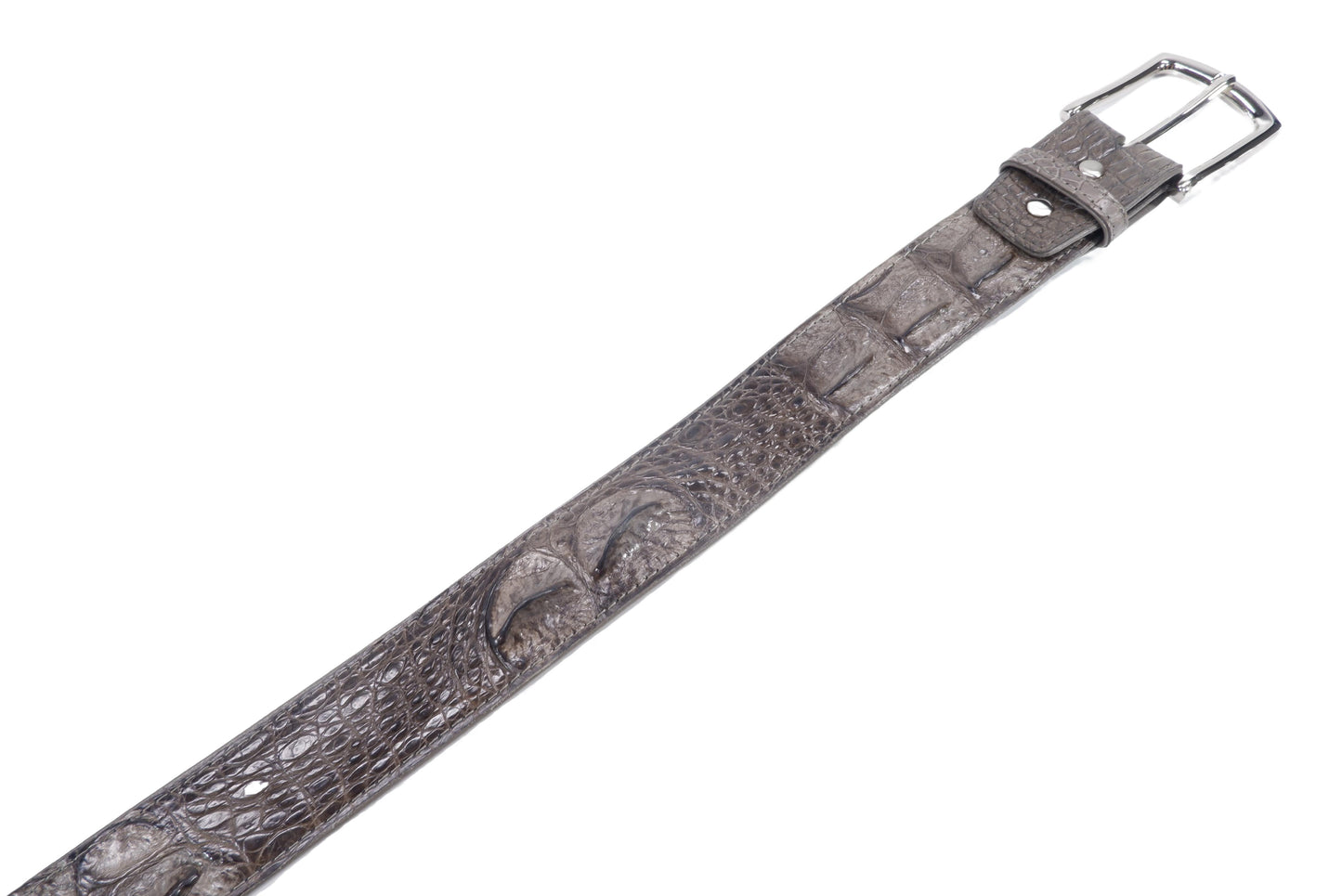 Genuine Crocodile Hornback Skin Leather Casual Men's Belt