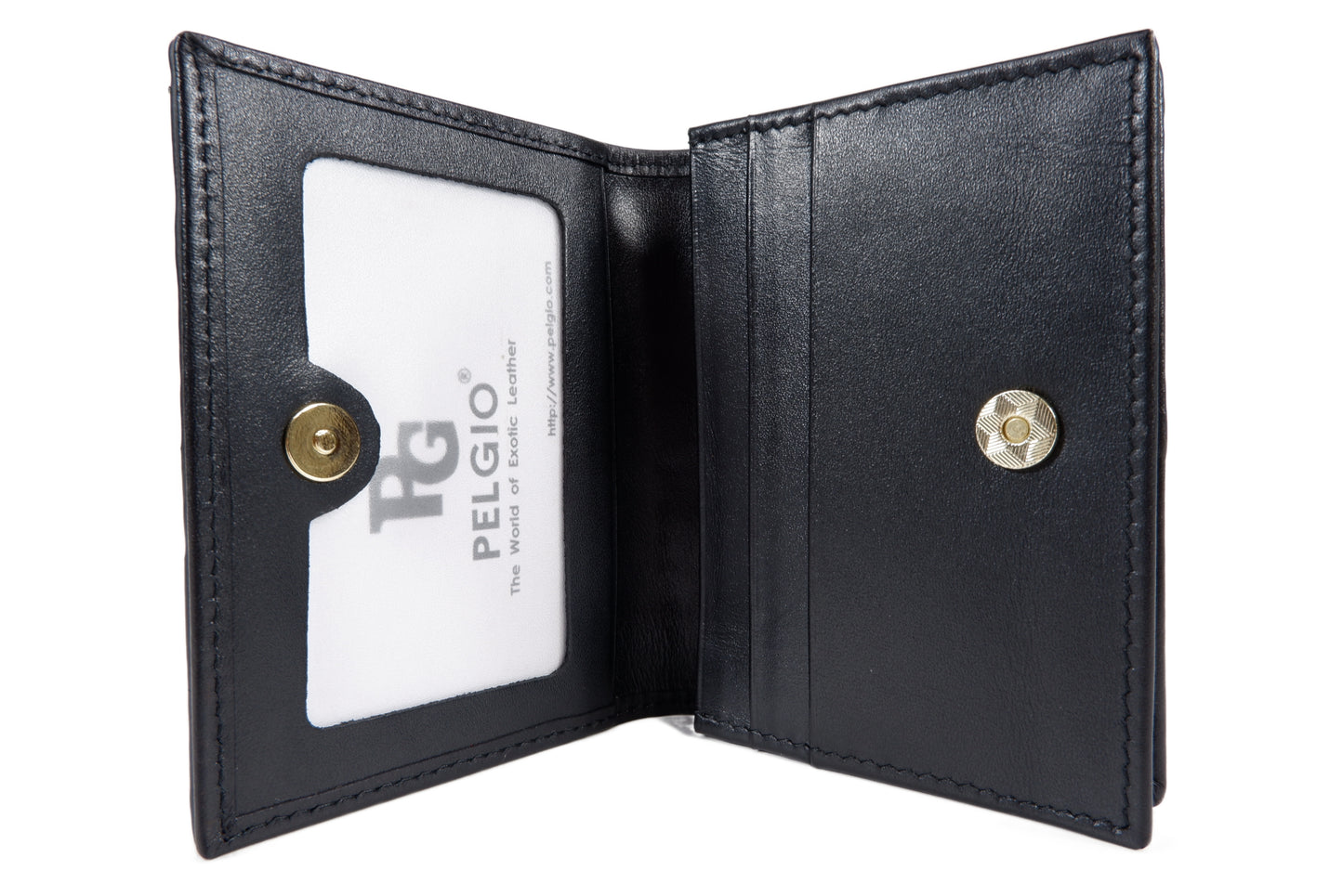 Genuine Crocodile Skin Leather Business & Credit Card Holder Wallet