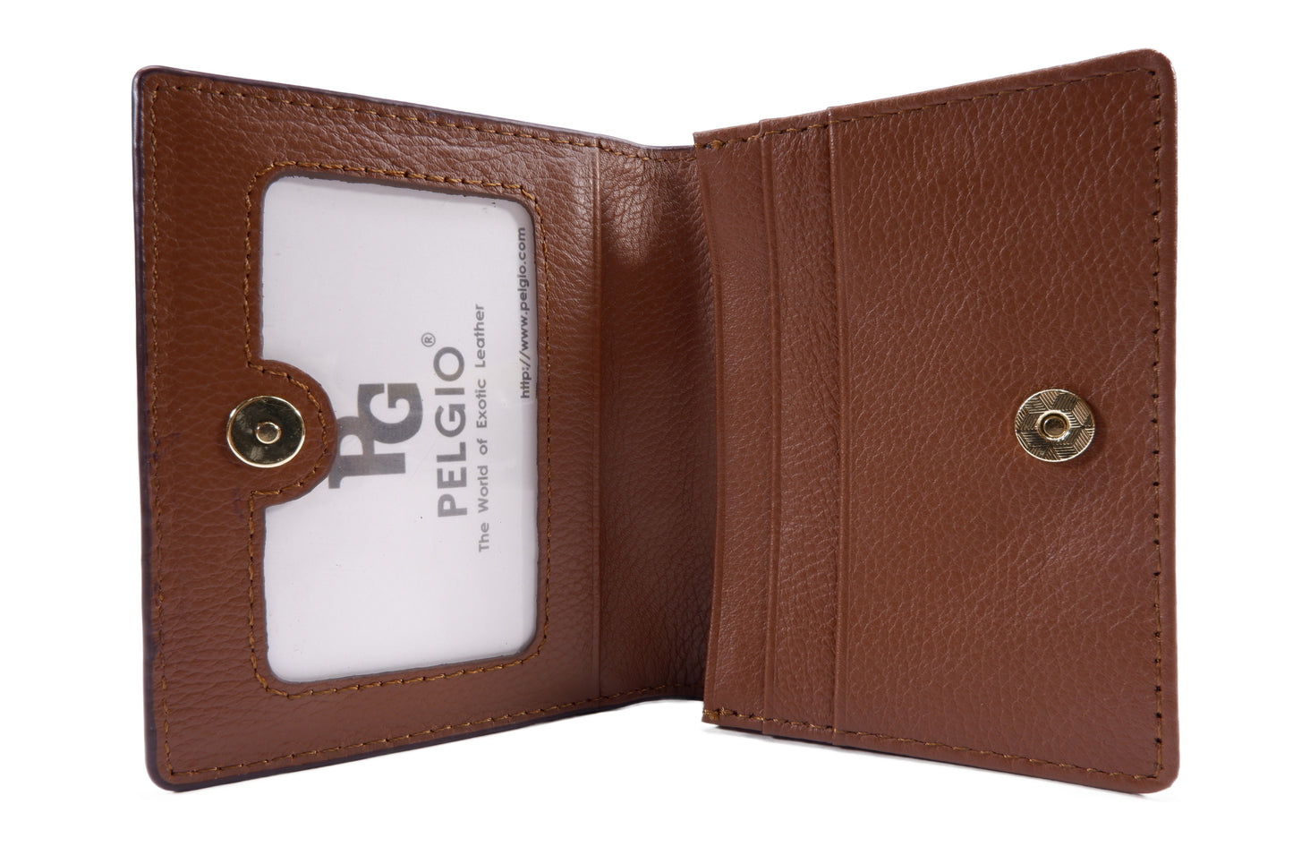 Genuine Crocodile Tail Skin Leather Business & Credit Card Holder Wallet