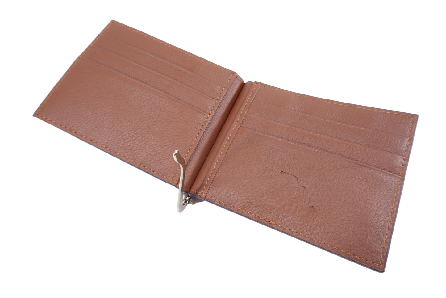 Genuine Crocodile Tail Skin Leather Money Clip Slim Bifold Men's Wallet