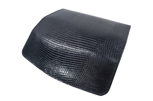 Genuine Lizard Belly Skin Leather Women's Trifold Clutch Wallet Purse