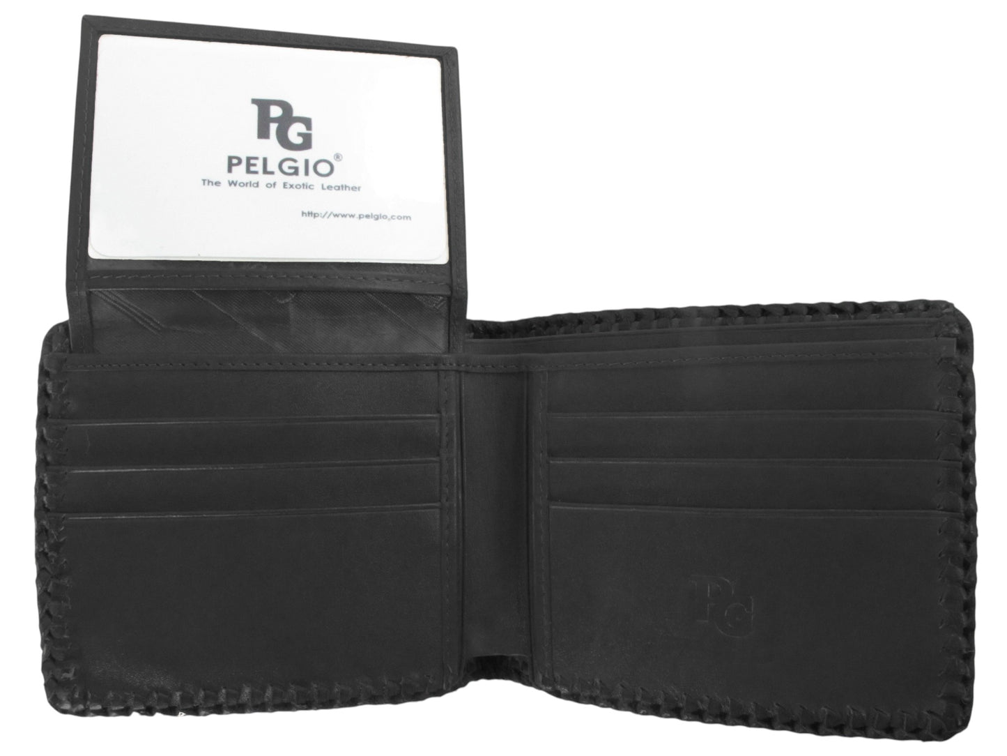 Genuine Lizard Skin Leather Handmade Bifold Wallet