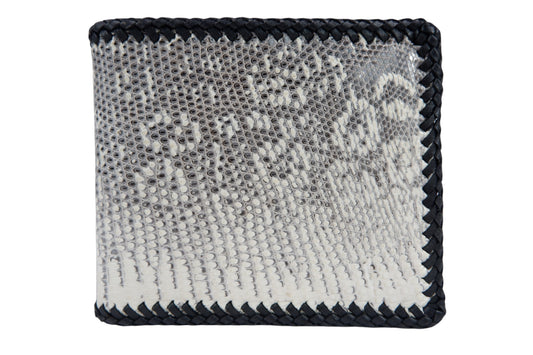 Genuine Lizard Skin Leather Handmade Bifold Wallet