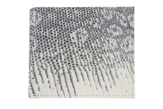 Genuine Lizard Skin Leather Bifold Wallet
