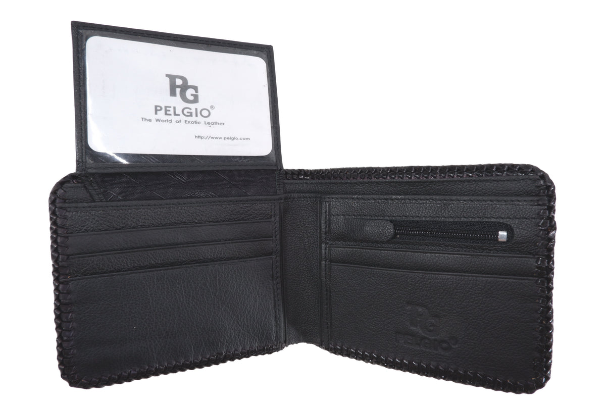 Genuine Reticulated Python Snake Skin Leather Vintage Handmade Bifold Wallet