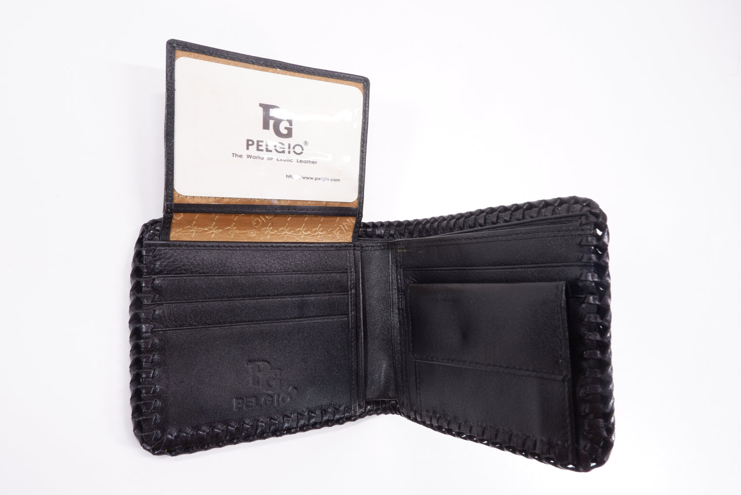 Genuine Shark Skin Leather Handmade Bifold Wallet