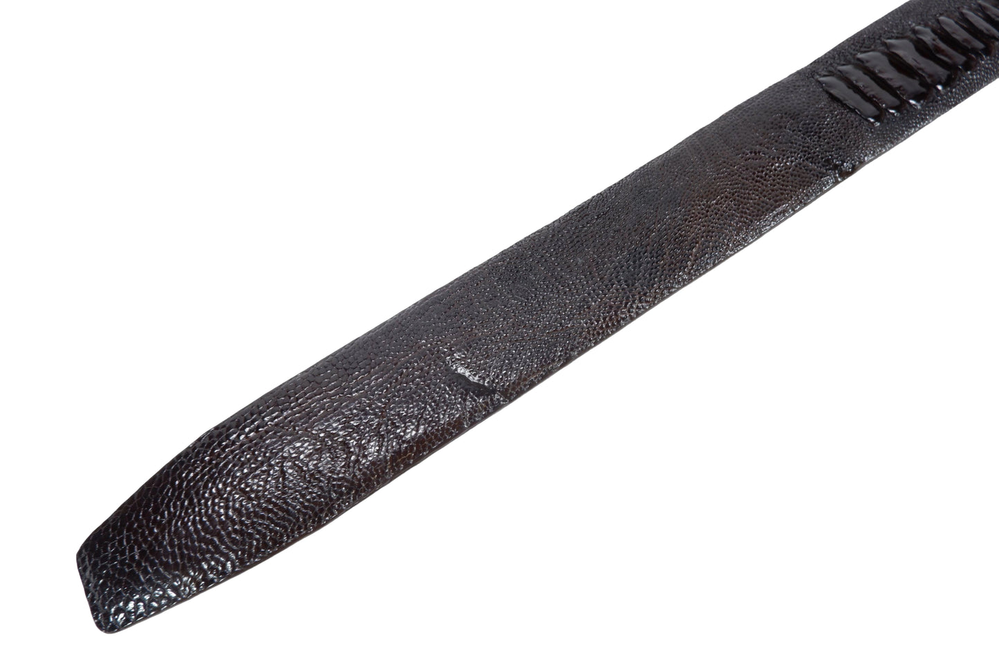 Genuine Ostrich Leg Skin Leather Auto Locking Men's Belt
