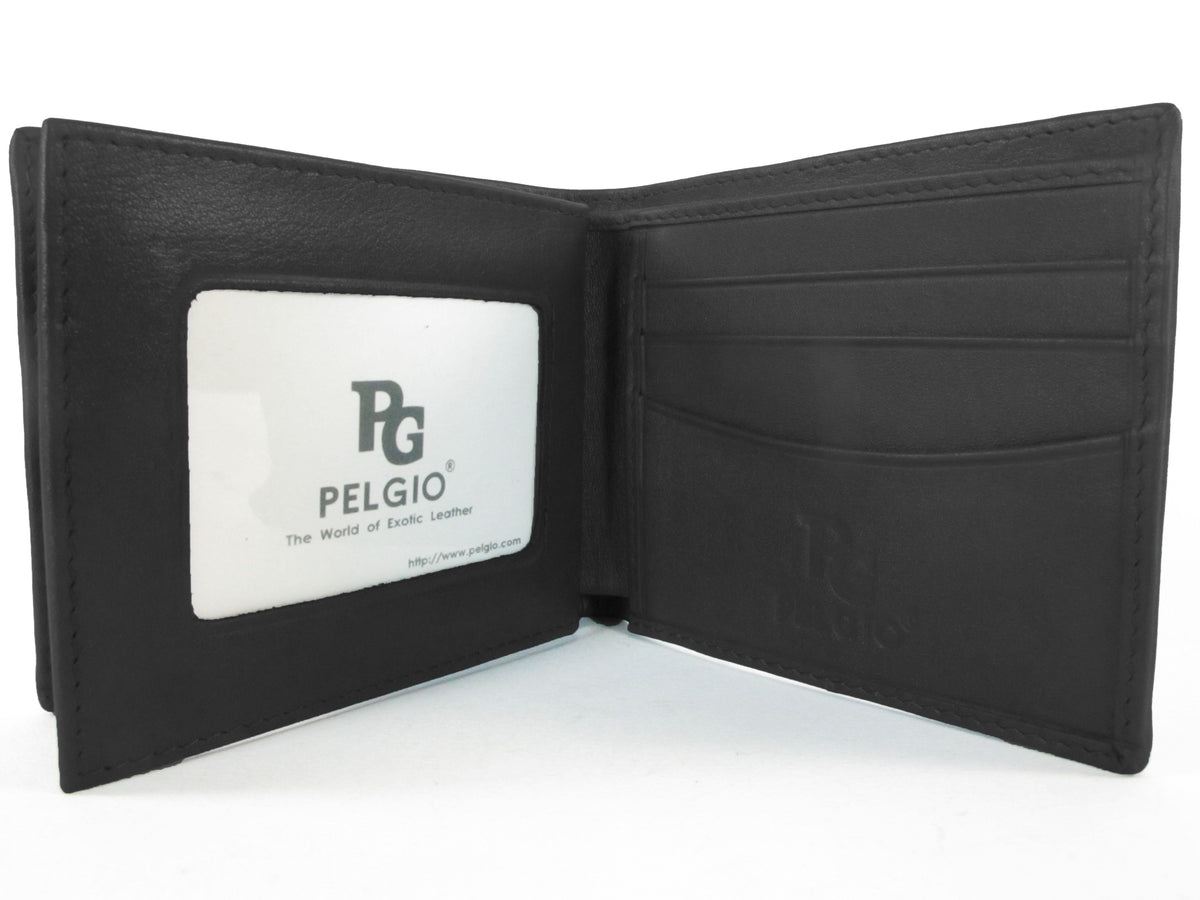 Genuine Stingray Skin Leather Bifold Men's Wallet