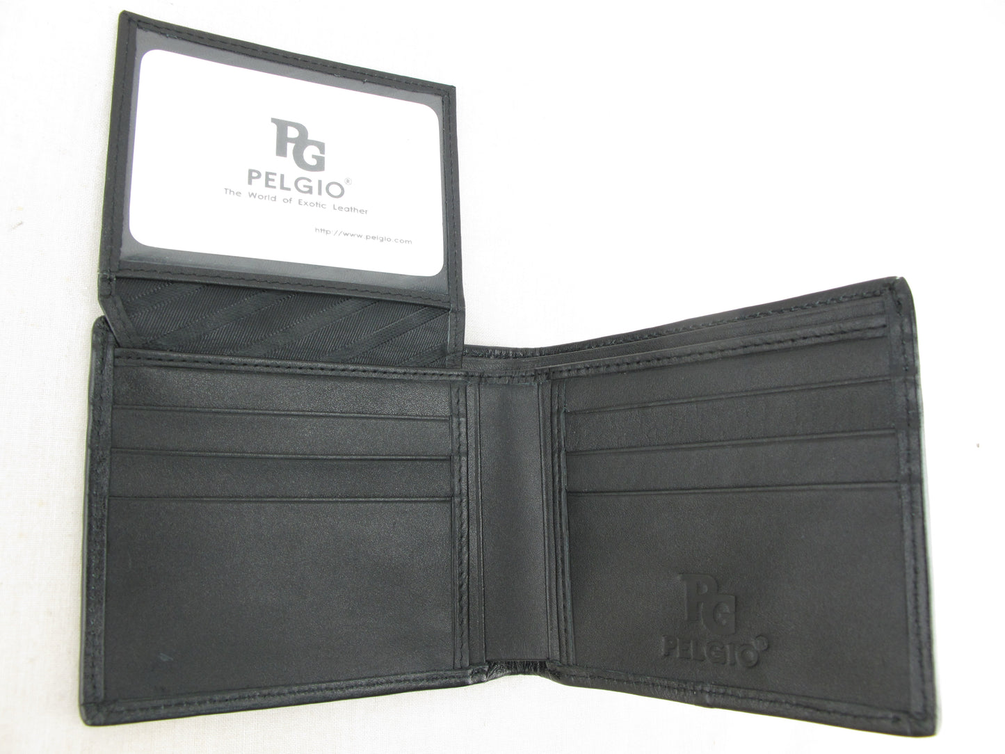 Genuine Cobra Snake Belly Skin Leather Bifold Wallet