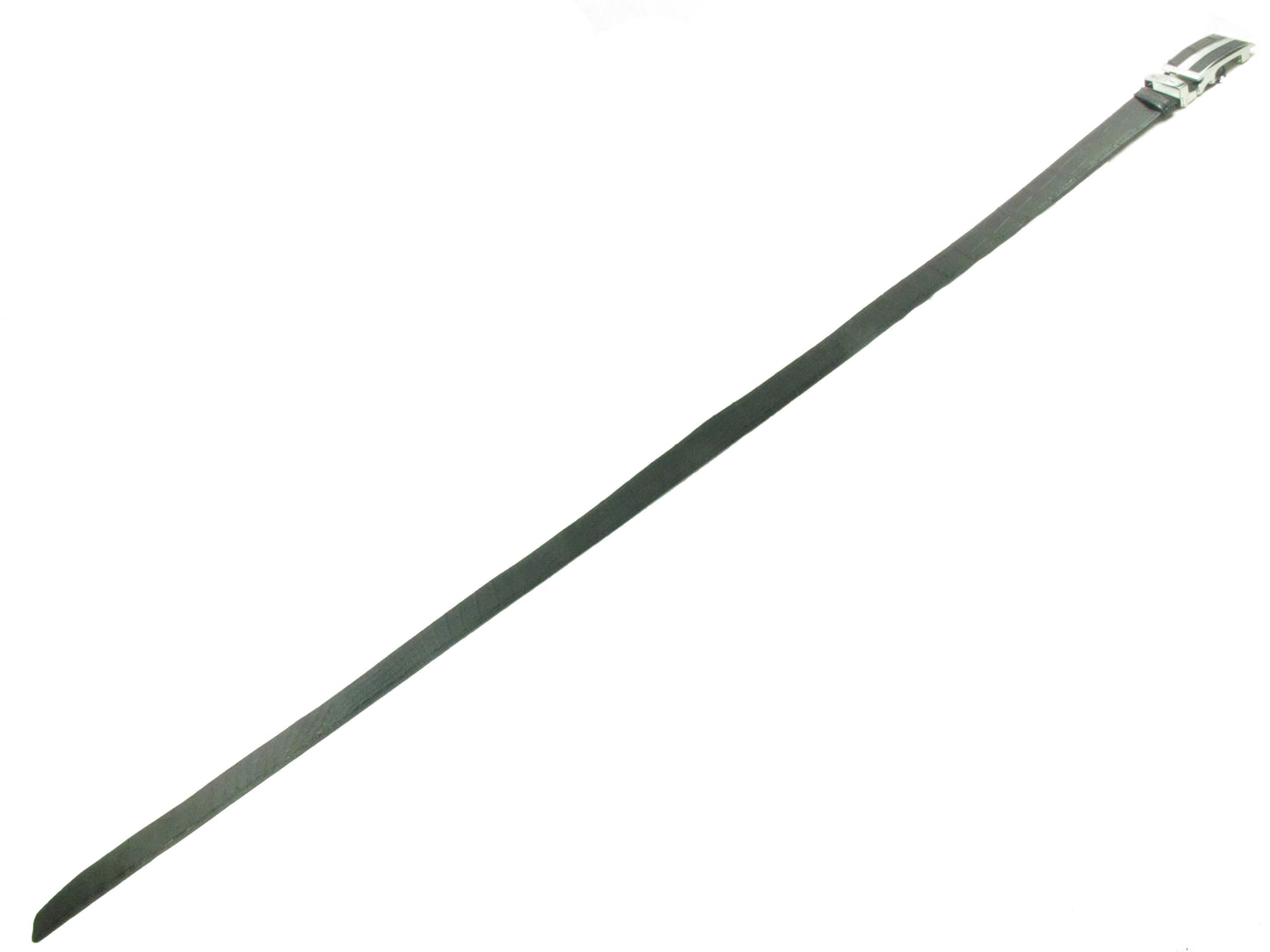 Genuine Crocodile Belly Skin Leather Auto Locking Luxury Men's Belt