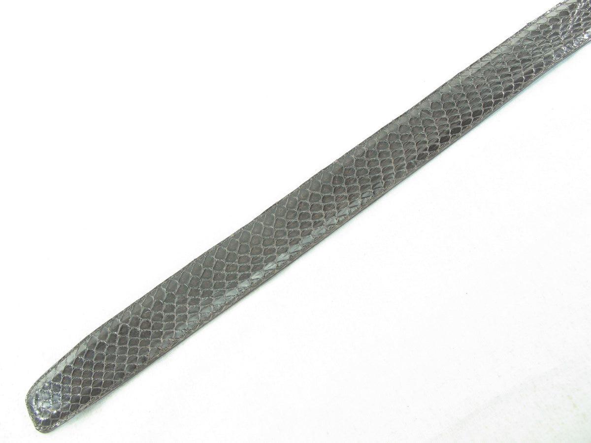 Genuine Cobra Snake Skin Leather Auto Locking Men's Belt