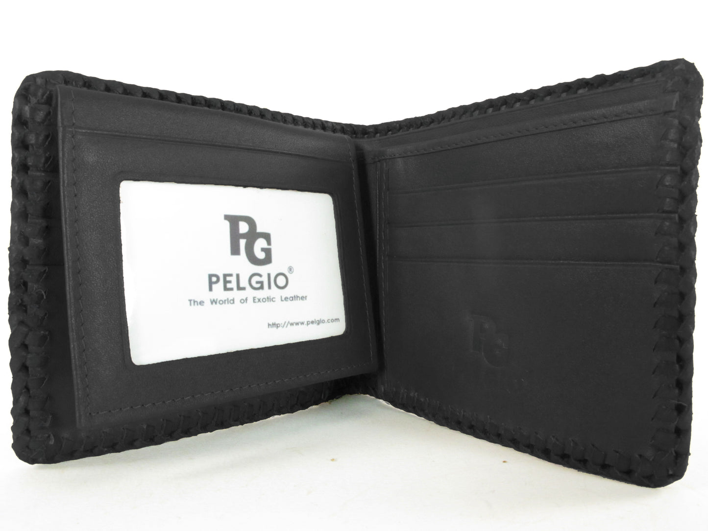 Genuine Shark Skin Leather Handmade Bifold Wallet