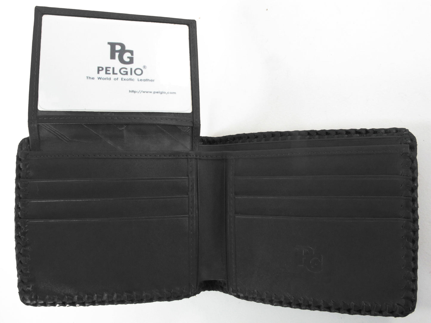 Genuine Shark Skin Leather Handmade Bifold Wallet