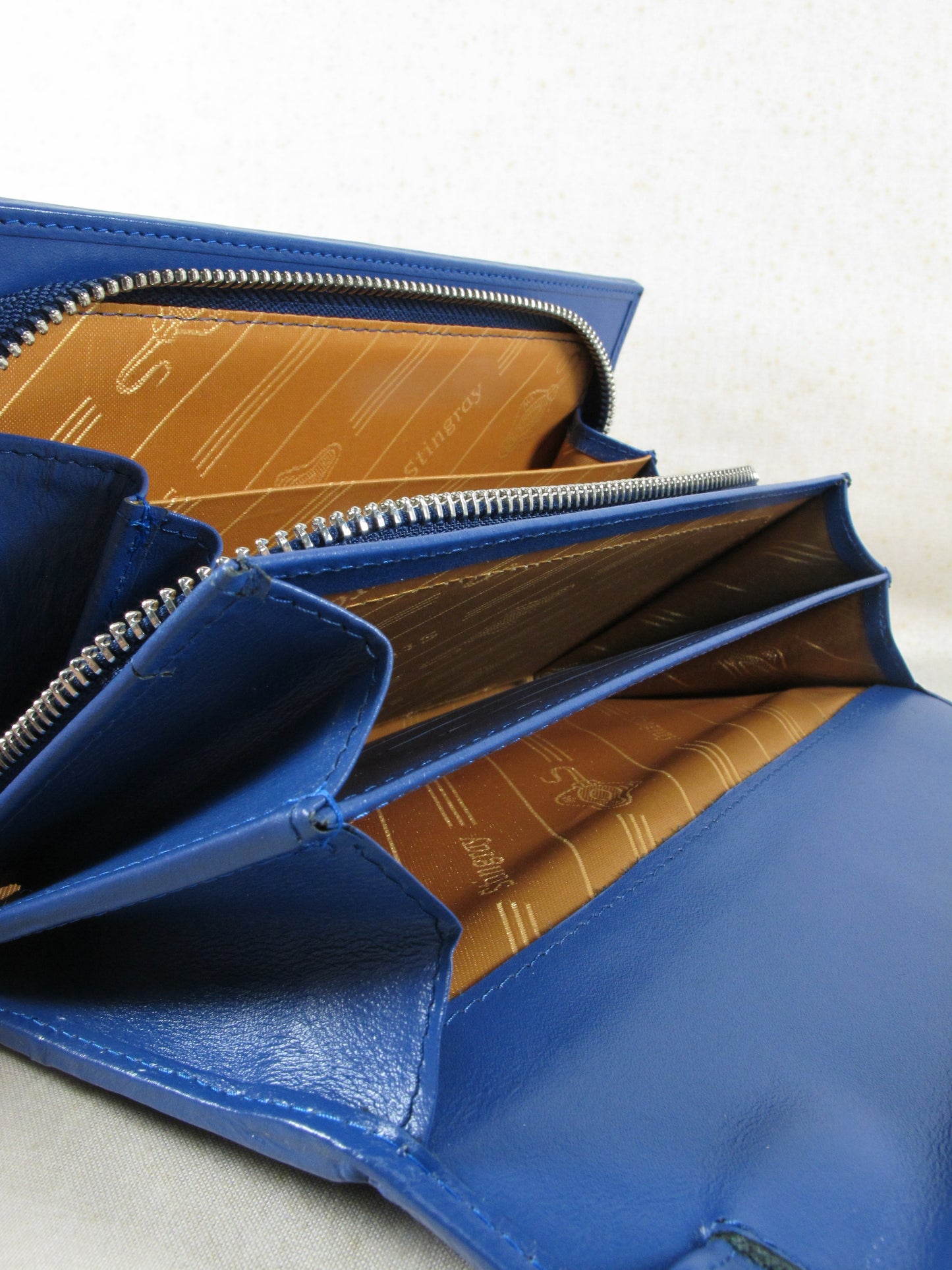 PELGIO Genuine Stingray Skin Leather Women's Clutch & Shoulder Bag