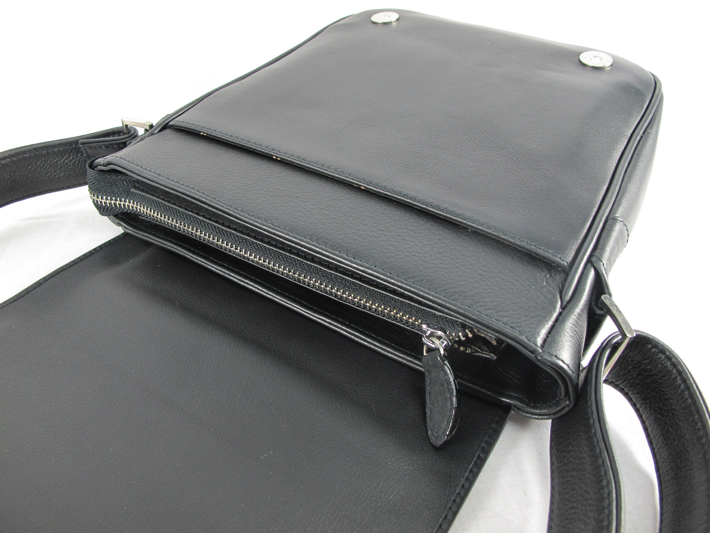 Genuine Stingray Skin Leather Men's Crossbody Messenger Bag