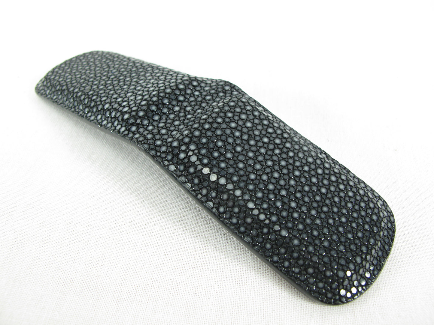 Genuine Polished Stingray Skin Leather Magnetic Money Clip Banknote Wallet