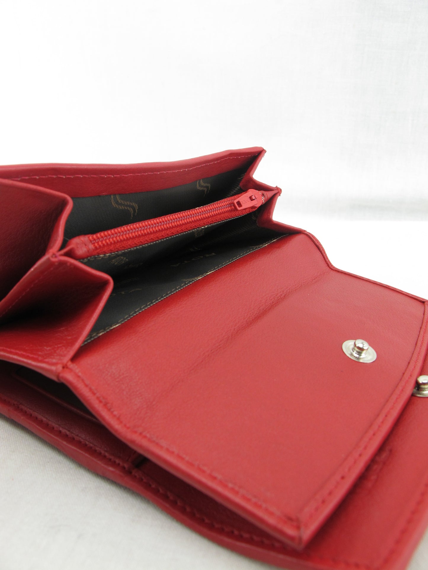 Genuine Stingray Skin Leather Medium Trifold Clutch Wallet Coins Purse