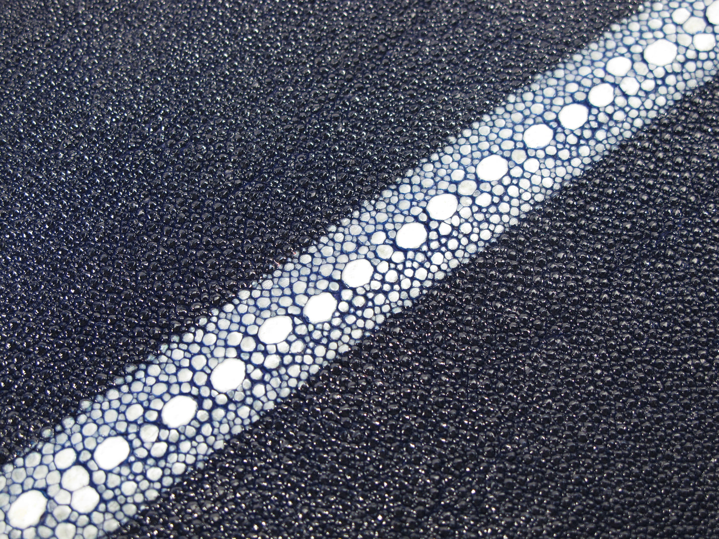 Genuine Stingray Skin Row Diamond Leather Hide Pelt