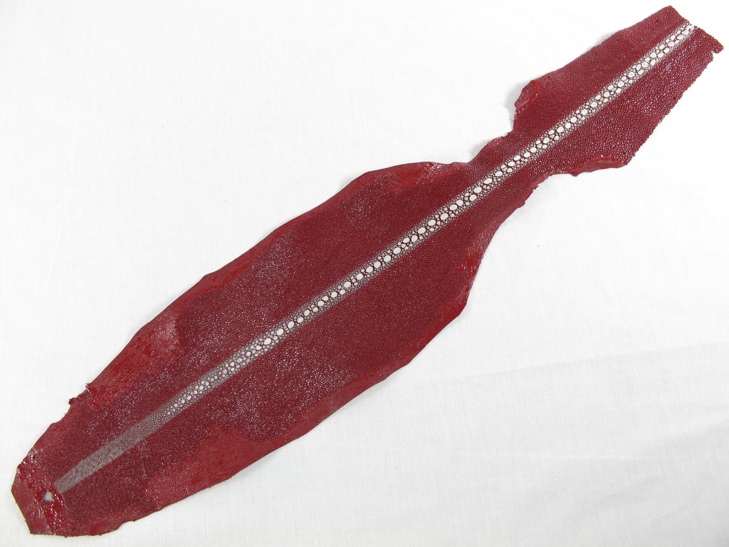 Genuine Stingray Skin Row Diamond Leather Hide Pelt