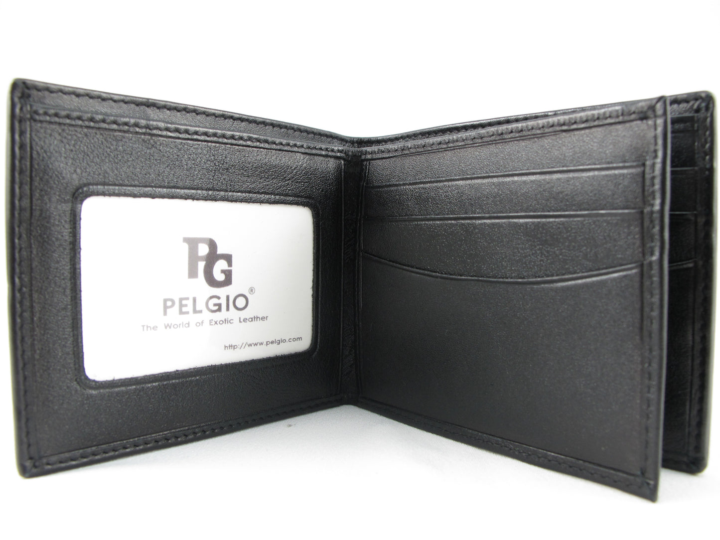 Genuine Stingray Skin Leather Bifold Men's Wallet
