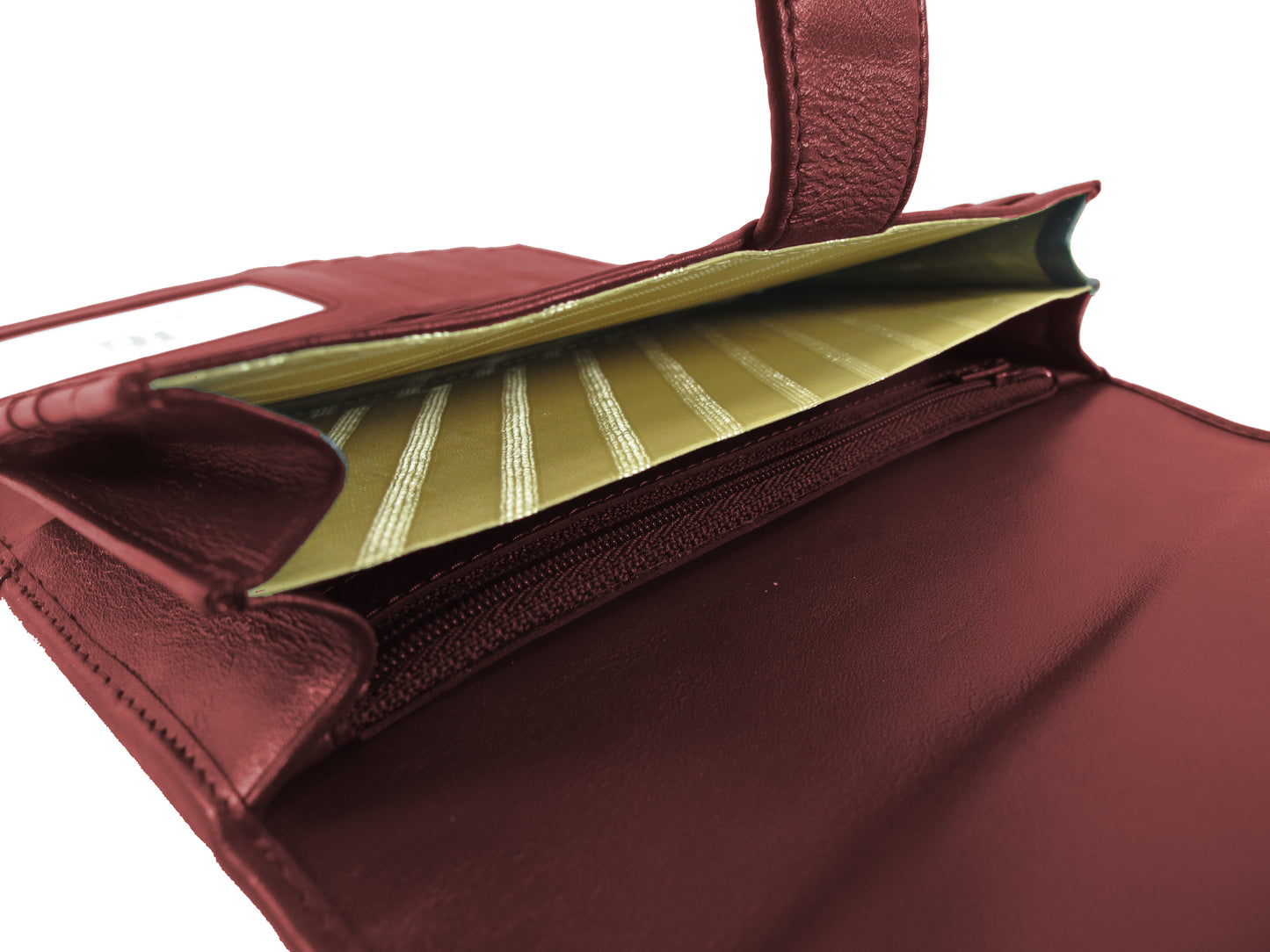 Genuine Stingray Skin Leather Women's Trifold Clutch Wallet Purse