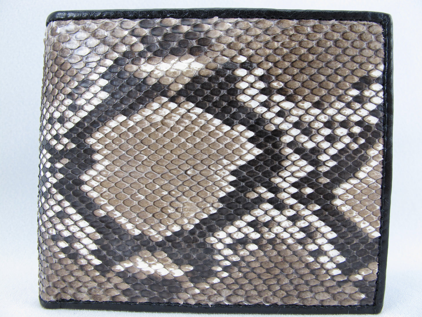Genuine Reticulated Python Snake Skin Soft Bifold Wallet