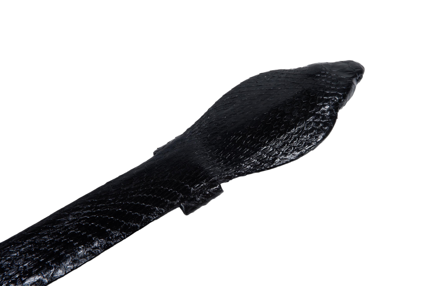 Genuine Cobra Snake Skin with Head Leather Dress Belt