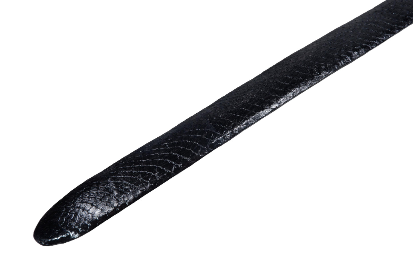 Genuine Cobra Snake Skin with Head Leather Dress Belt