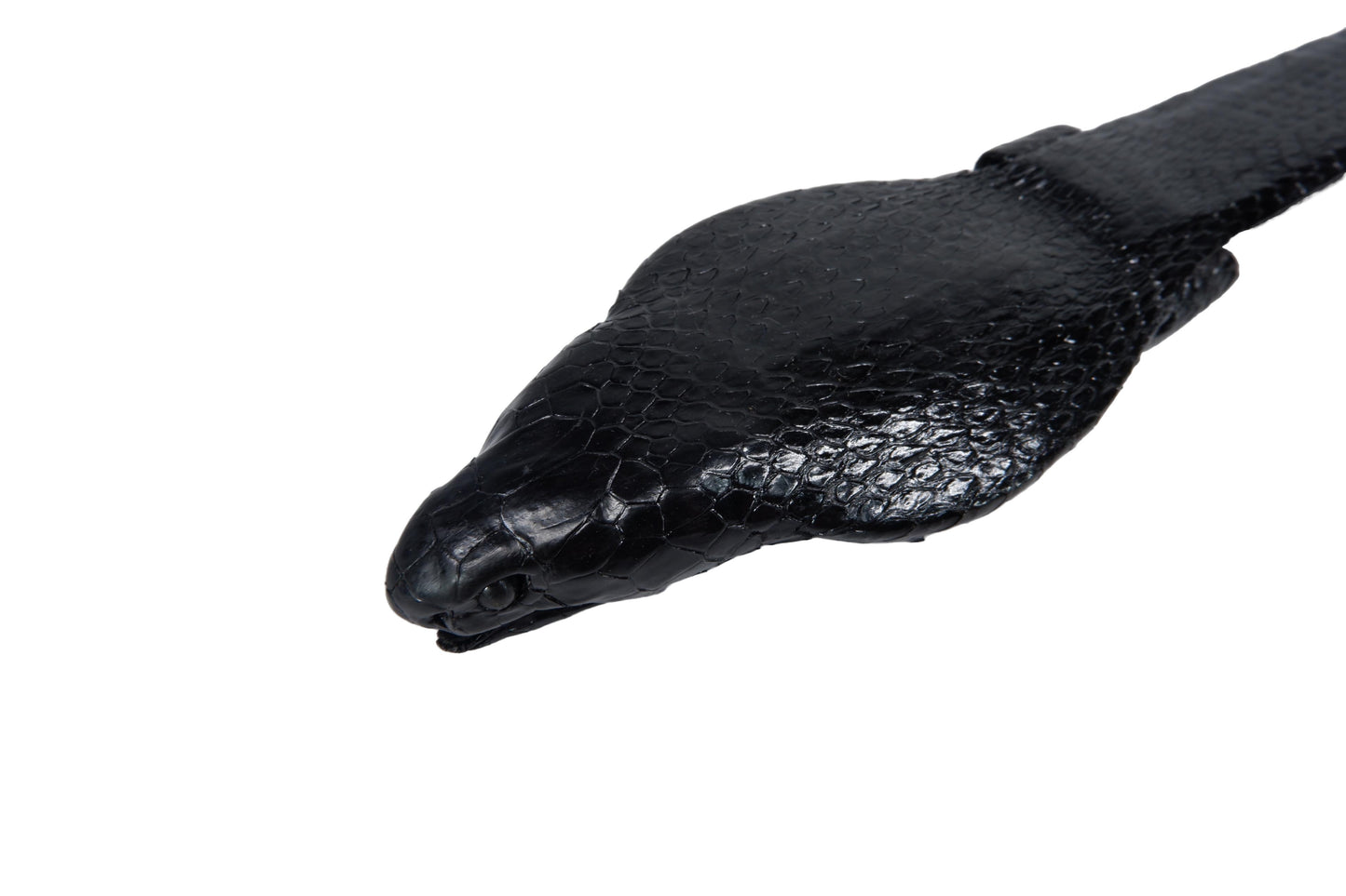Genuine Cobra Snake Skin with Head Leather Dress Belt