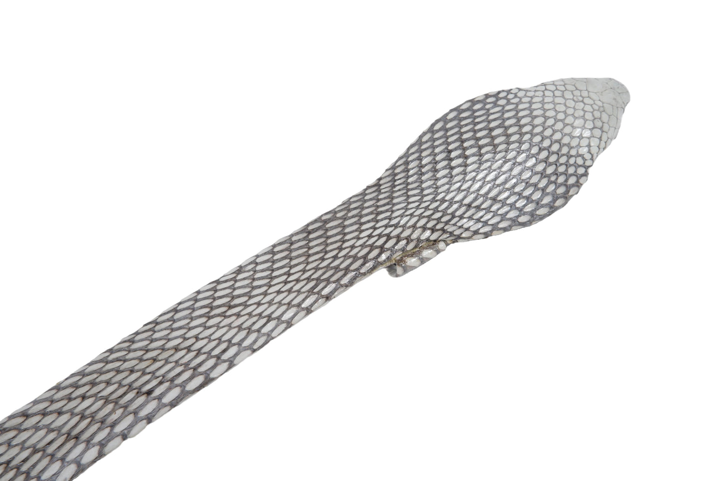 Genuine Cobra Snake Skin with Head Leather Dress Belt