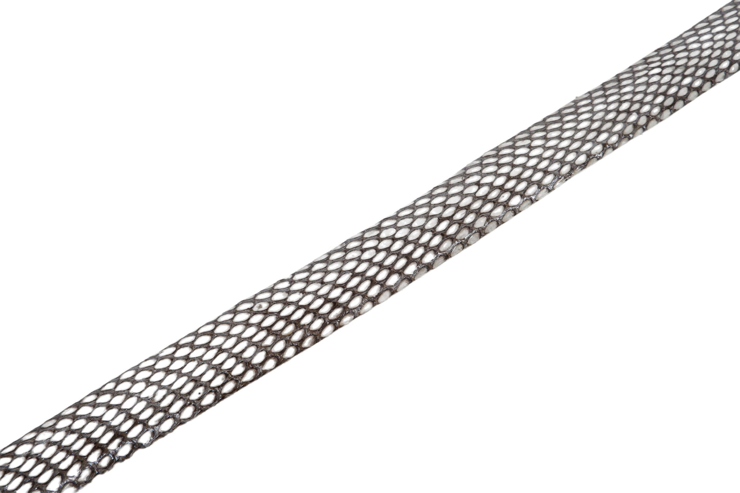 Genuine Cobra Snake Skin with Head Leather Dress Belt