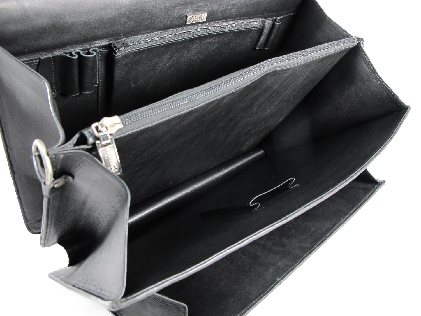 Genuine Caiman Crocodile Skin Leather Men's Handbag Briefcase