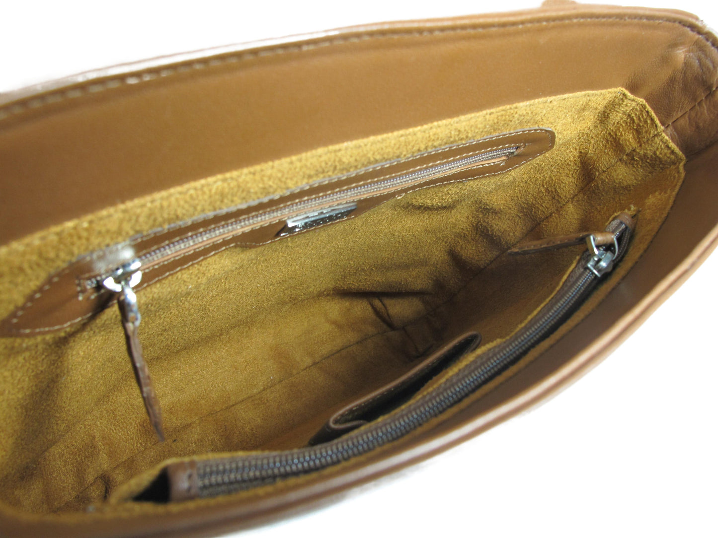 Genuine Crocodile Caiman Skin Leather Men's Crossbody Messenger Bag