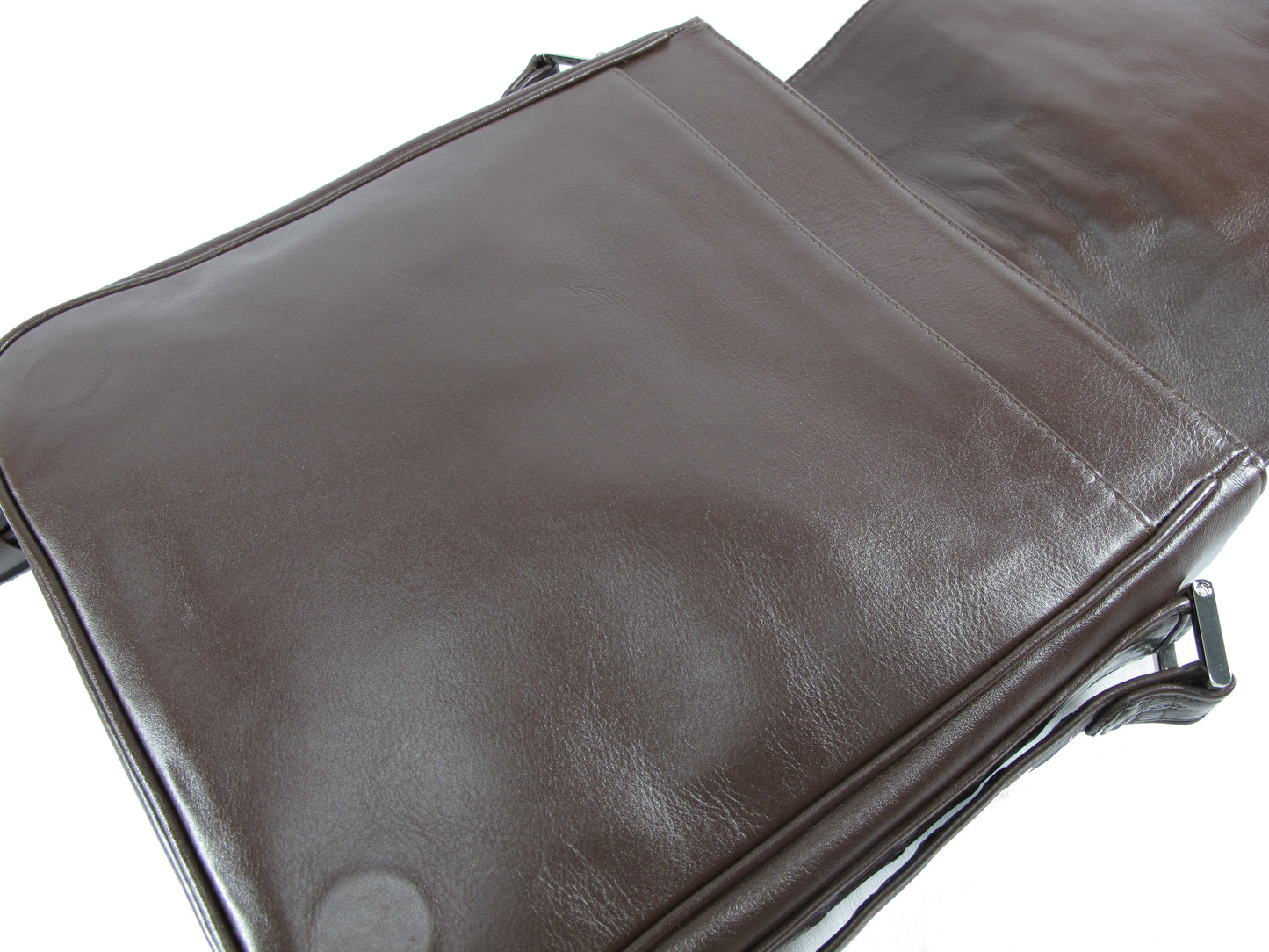 Genuine Crocodile Caiman Skin Leather Men's Crossbody Messenger Bag