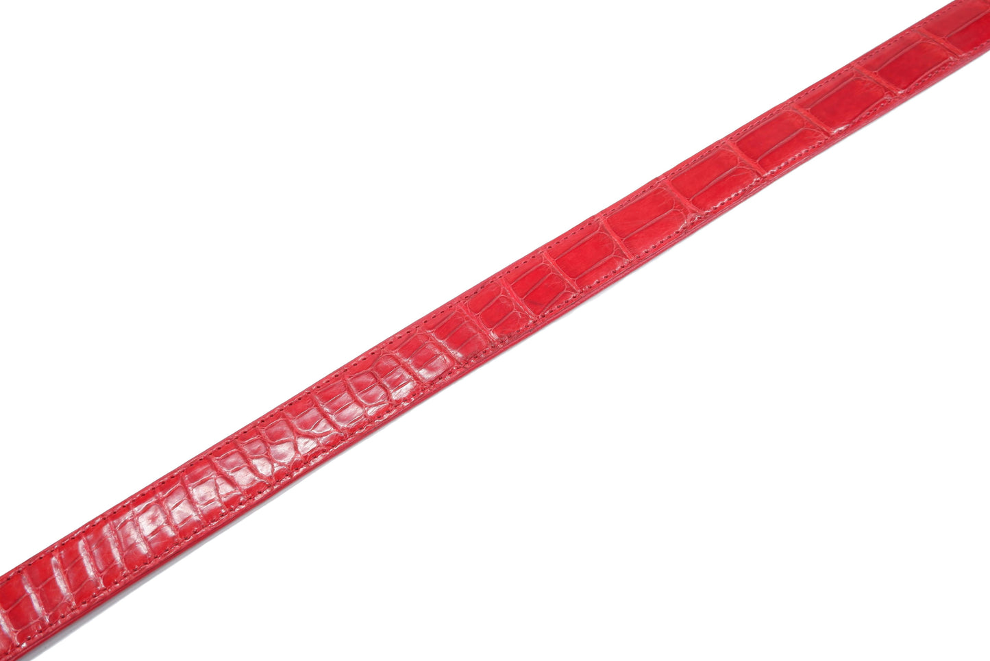 Genuine Crocodile Belly Skin Leather Women's Belt