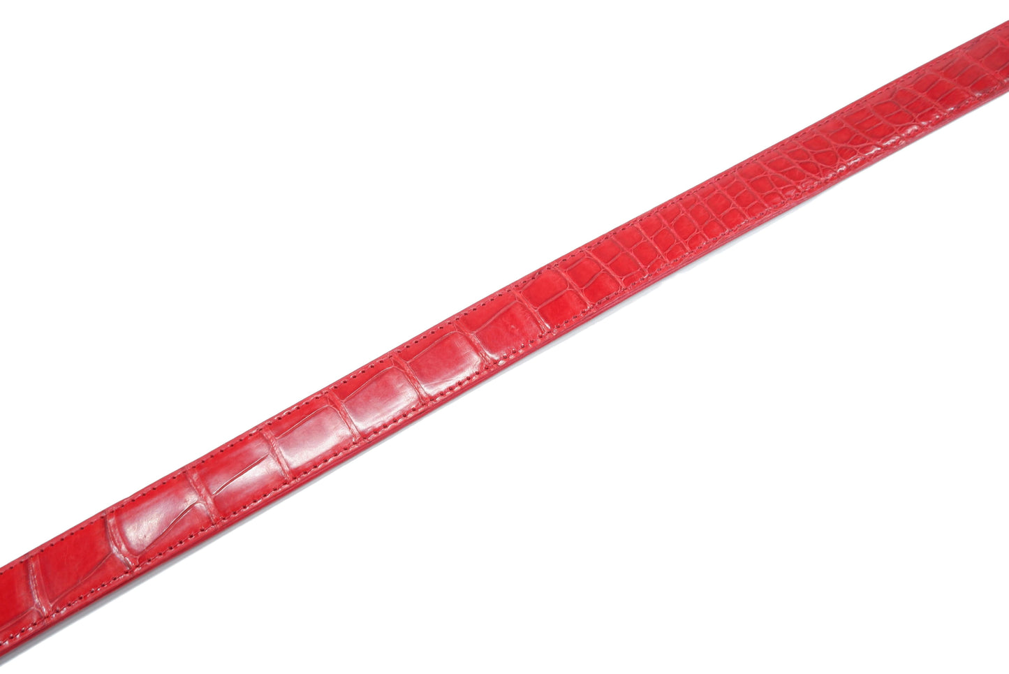 Genuine Crocodile Belly Skin Leather Women's Belt