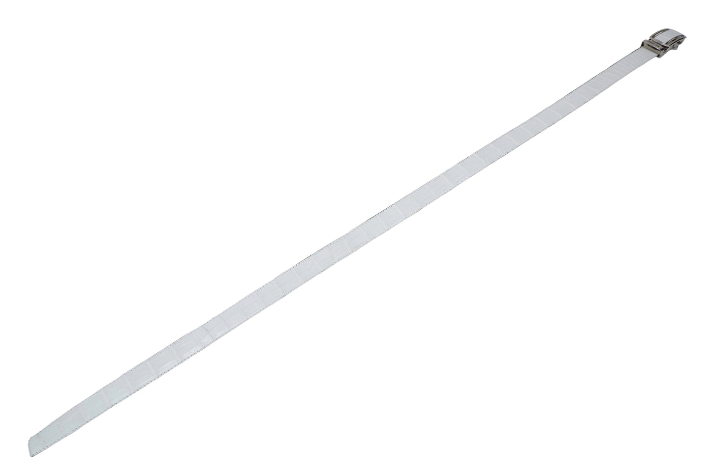 Genuine Crocodile Belly Skin Leather Auto Locking Luxury Men's Belt