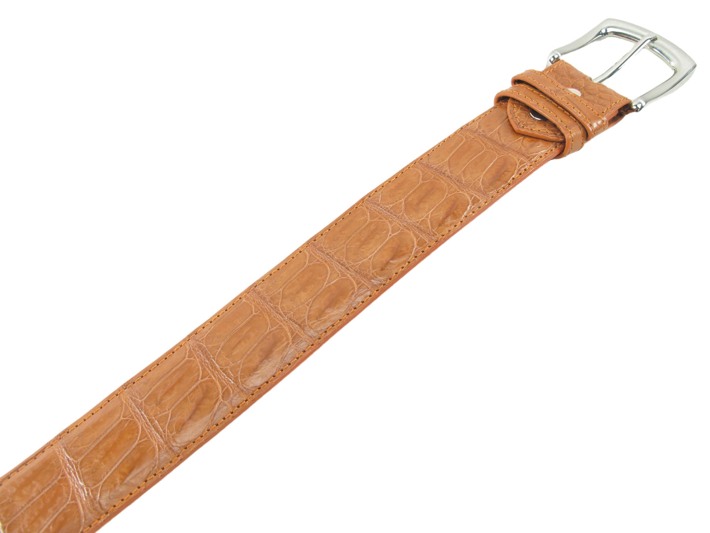 Genuine Crocodile Belly Skin Leather Casual Luxury Men's Belt