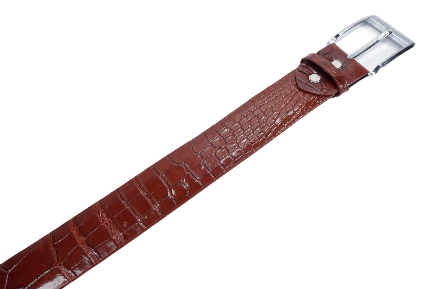 Genuine Crocodile Belly Skin Leather Casual Luxury Men's Belt