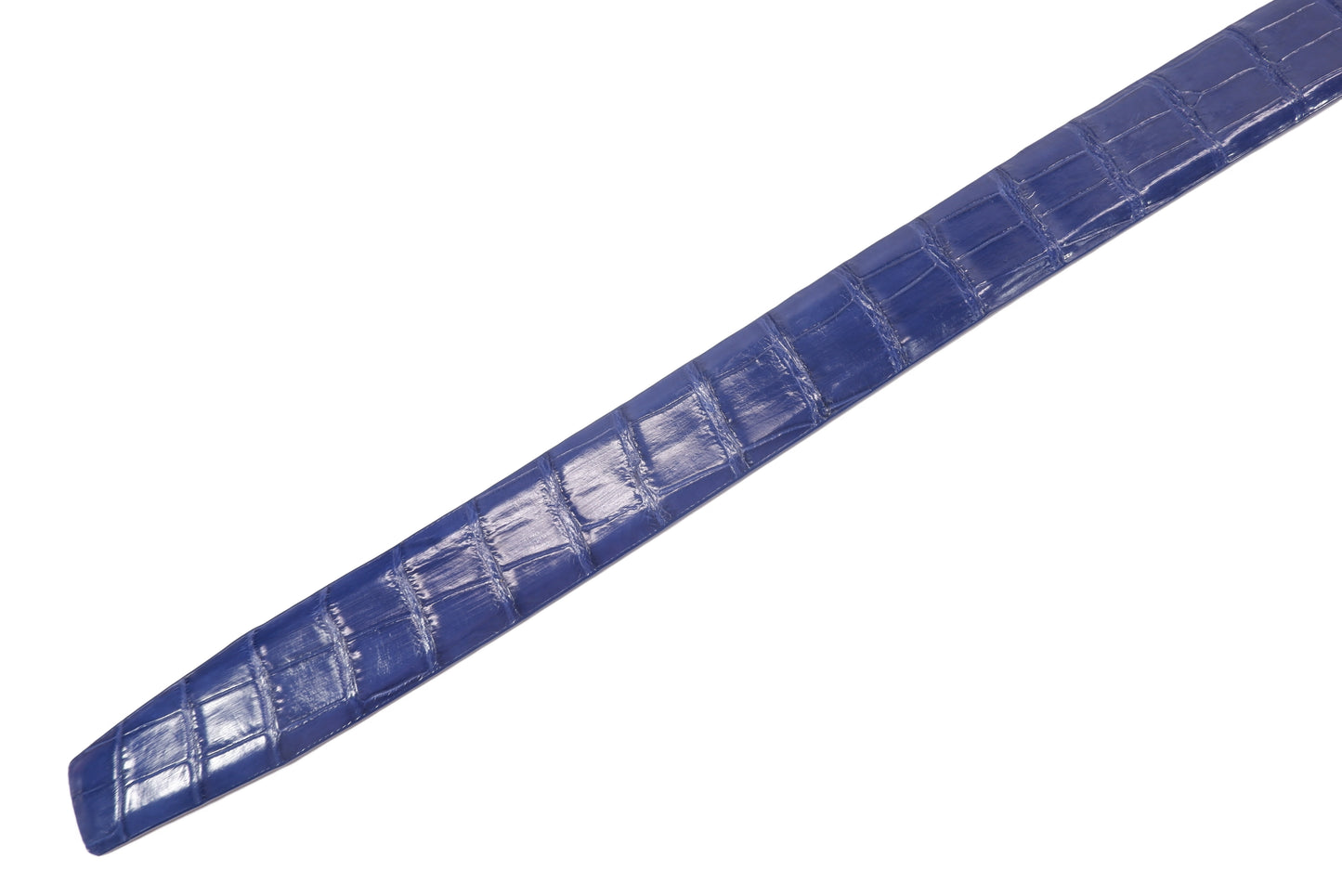 Genuine Crocodile Belly Skin Leather Auto Locking Luxury Men's Belt