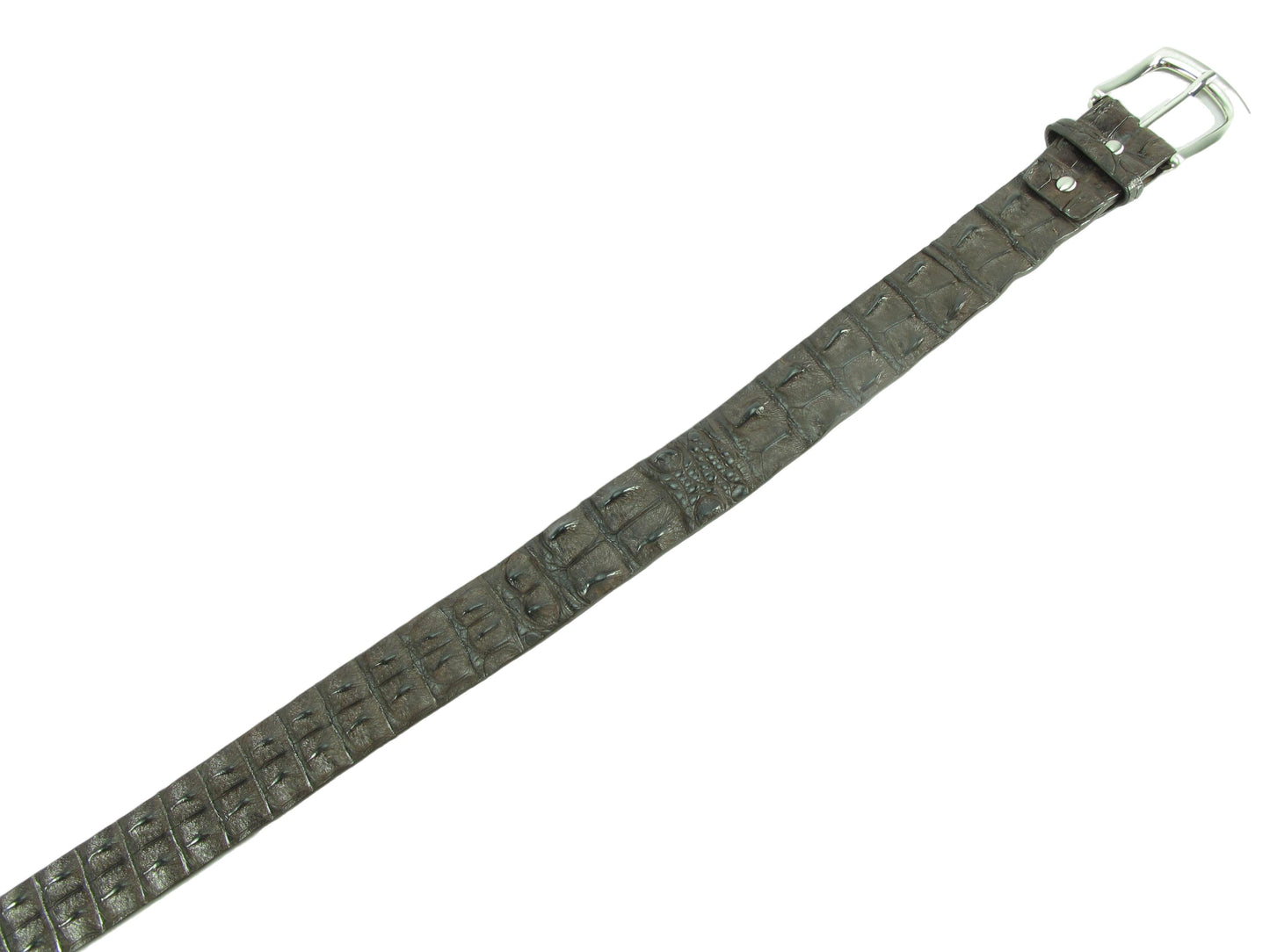 Genuine Crocodile Double Hornback Skin Leather Luxury Casual Men's Belt