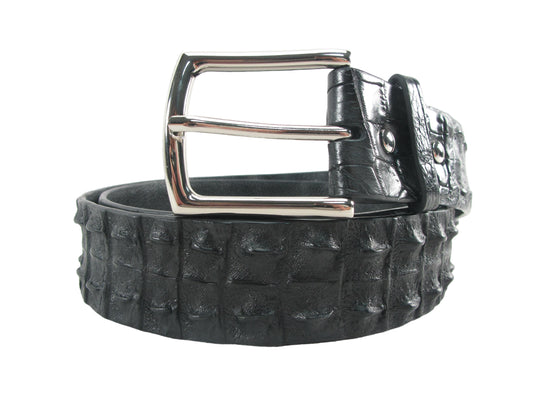 Genuine Crocodile Double Hornback Skin Leather Luxury Casual Men's Belt
