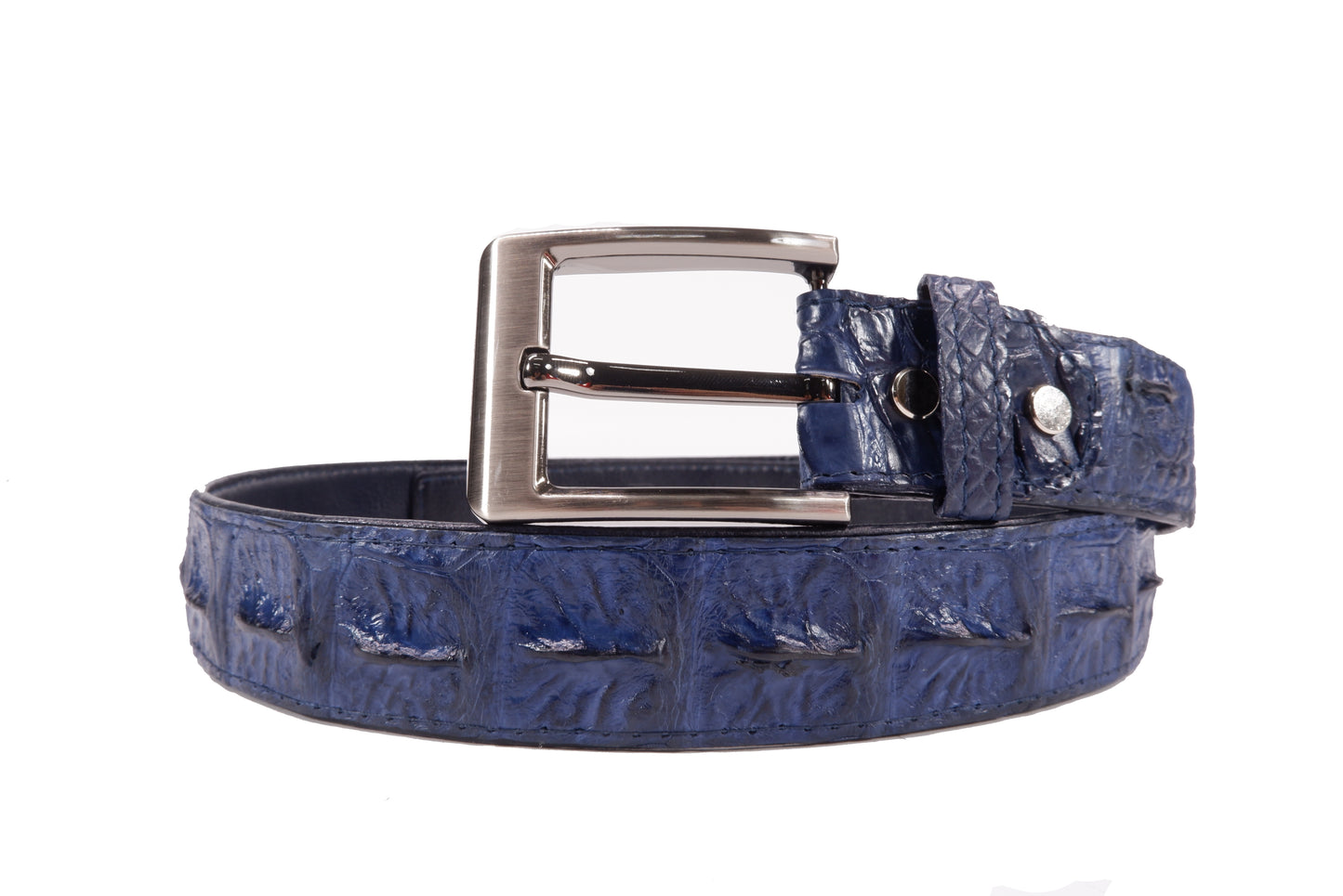 Genuine Crocodile Hornback Skin Leather Casual Men's Belt