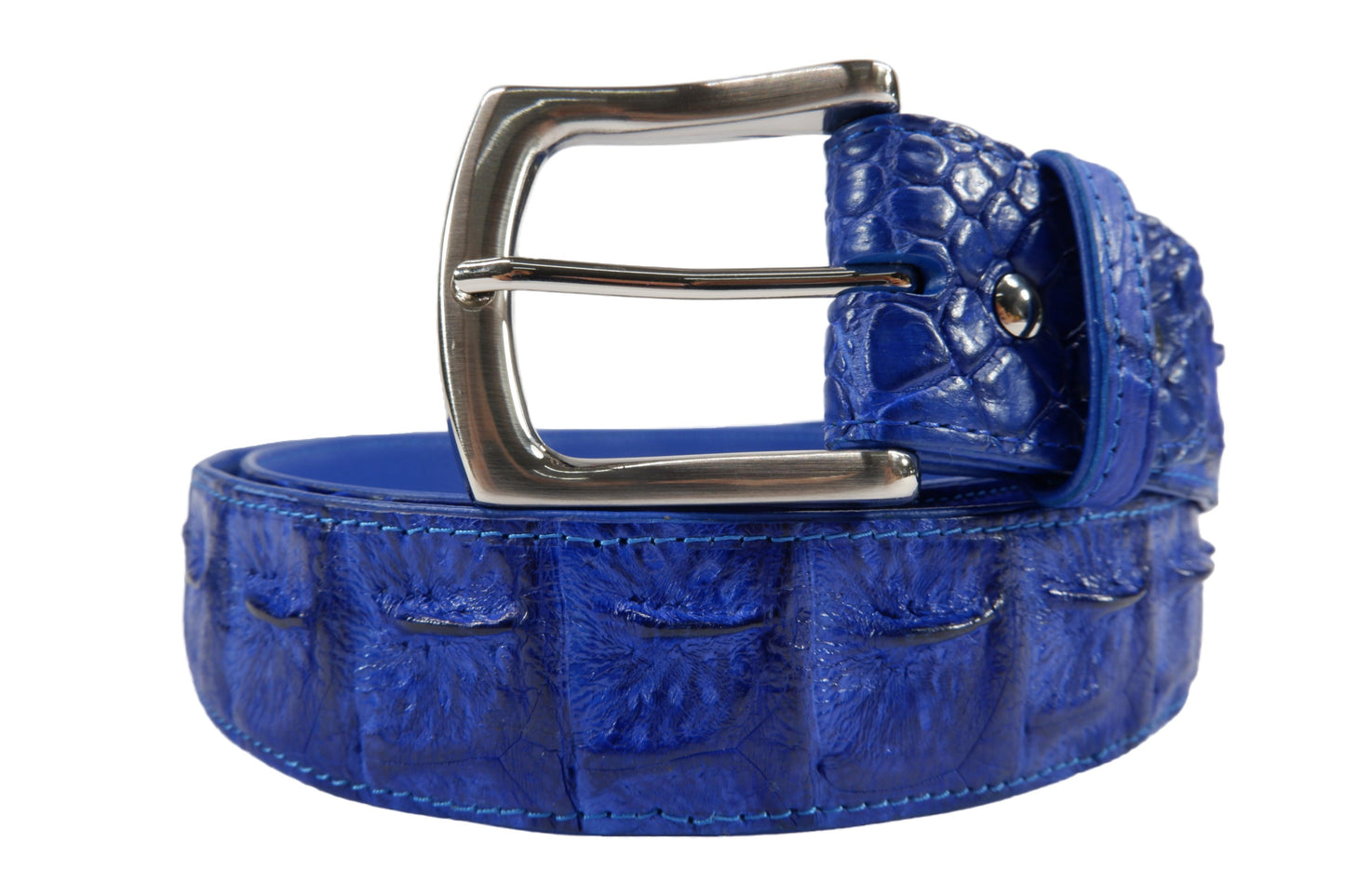Genuine Crocodile Hornback Skin Leather Casual Men's Belt