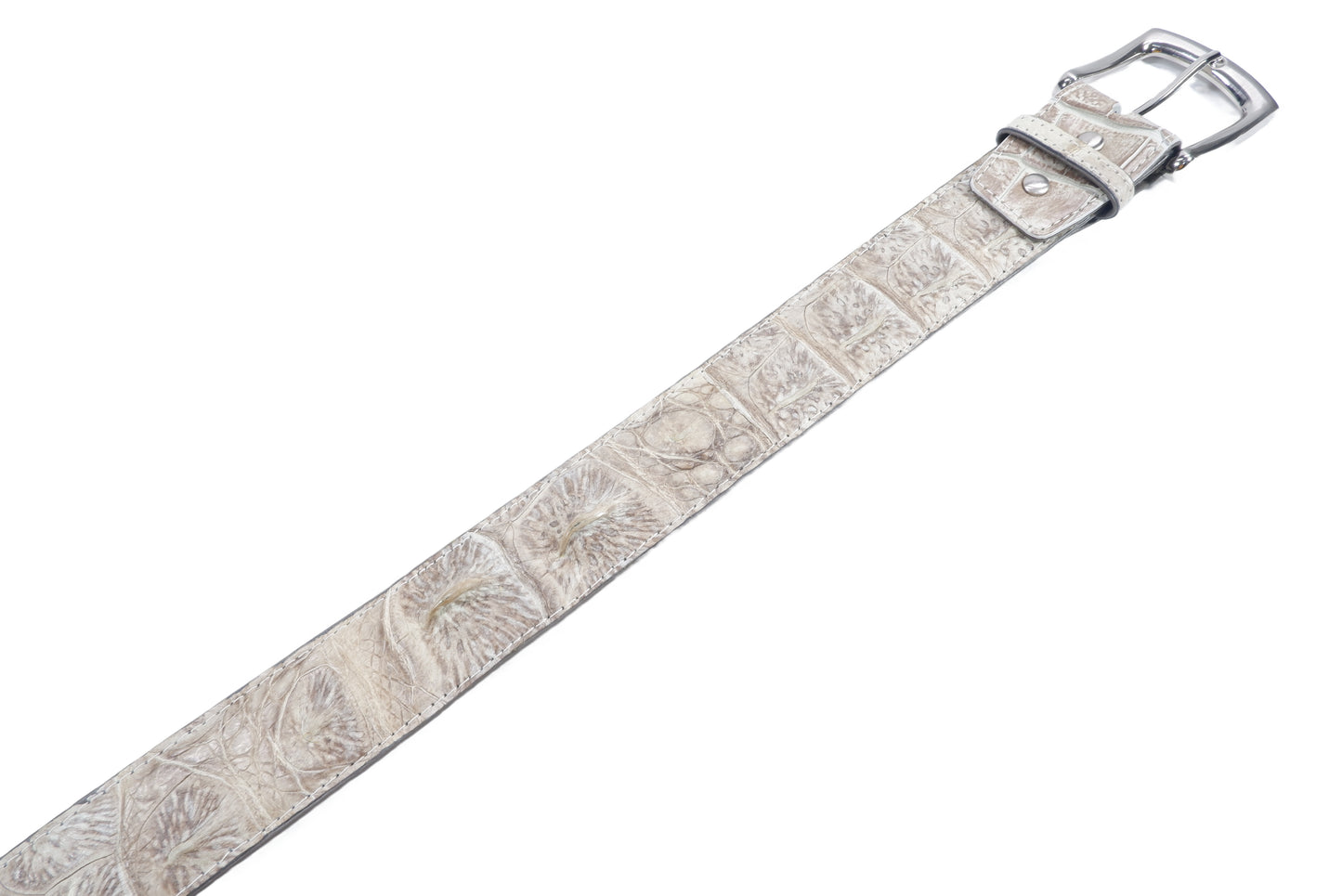 Genuine Crocodile Hornback Skin Leather Casual Men's Belt