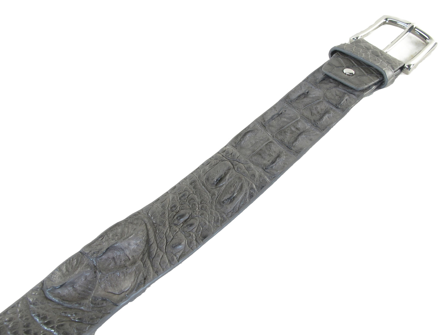 Genuine Crocodile Double Hornback Skin Leather Luxury Casual Men's Belt