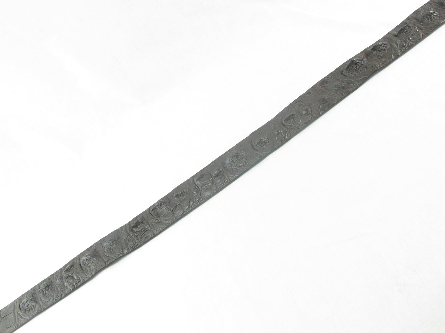 Genuine Crocodile Head Bump Skin Leather Auto Locking Men's Belt