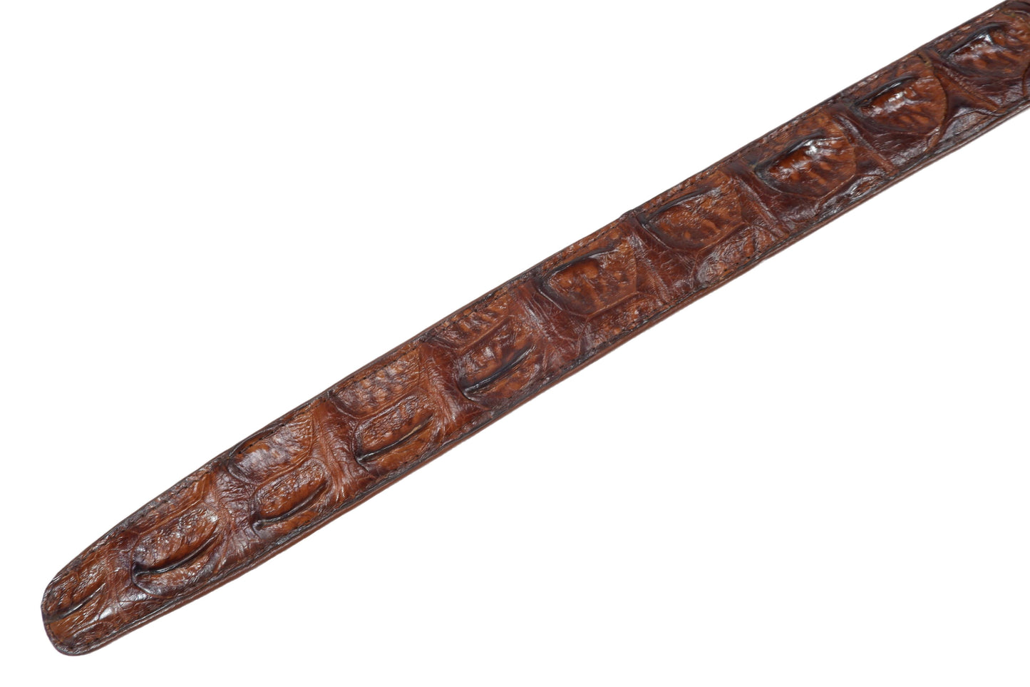 Genuine Crocodile Backbone Skin Leather Casual Men's Belt