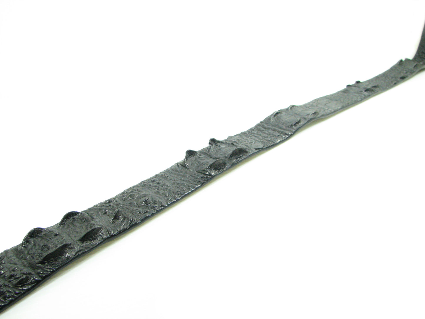 Genuine Crocodile Head Bump Skin Leather Auto Locking Men's Belt