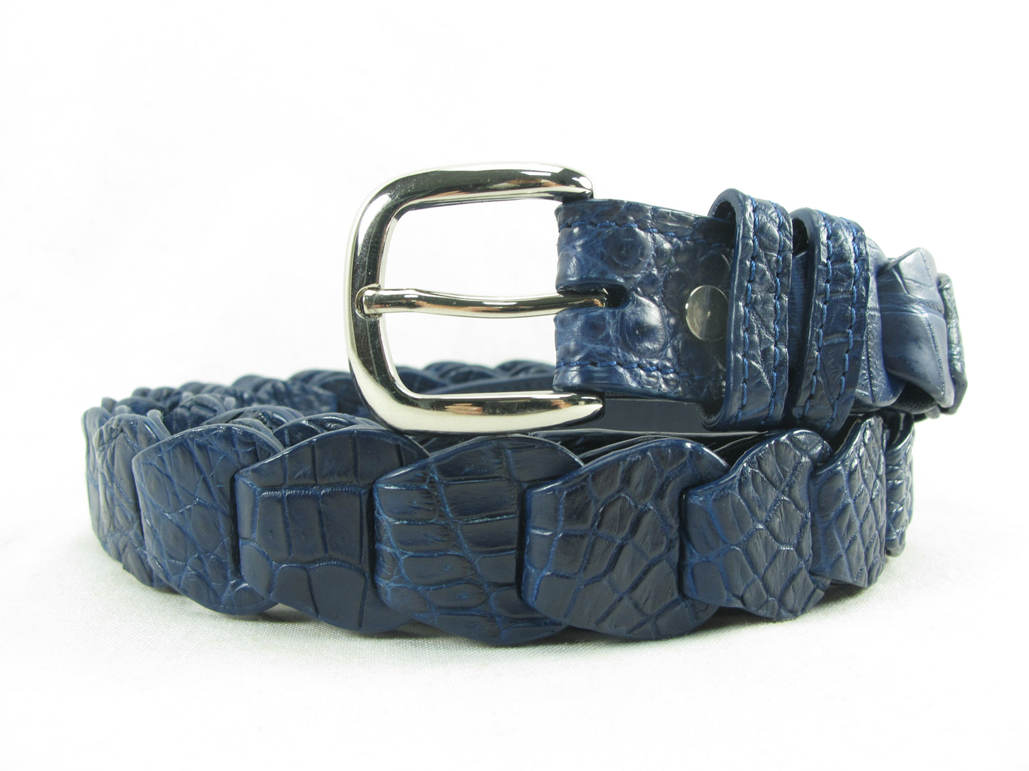 Genuine Crocodile Skin Leather Women's Handmade Belt